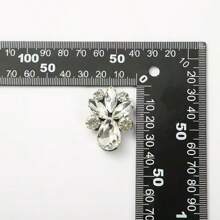 قطعة واحدة/مجموعة قطرات المياه متعددة الألوان من الزجاج المصنوعة يدويًا لديكور الملابس والقبعات والحقائب والحقائب والملصقات الزخرفية التي تُلصق على الملابس القماشية، ملحقات الشعر مصنوعة من القماش غير المنسوج مزينة بقطع الماس على شكل قطرات ماء