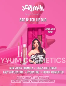 Yeri Productos Yeri x Beauty Creations ORIGINAL - BAD B*TCH LIP DUO - Ver 3
