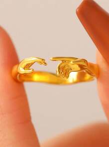 1pc Venus Half Face Ring,Exaggerated Creative Open Ring Suitable For Daily Wear By Women - Ring - View 9