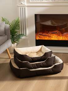 Hollypet 1 pieza Cama para mascotas para perros y gatos pequeños, nido de mascota lavable, cómodo y antideslizante, apta para gatos y perros pequeños y medianos, para todas las estaciones