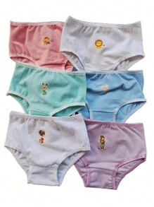 6-Piece Set Of Underwear For Girls