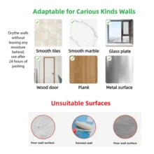 1 pieza Estantería de especias de lujo para cocina, estantería organizadora de baño de madera gruesa montada en la pared, estantería de almacenamiento de uso intensivo - Multicolor - Ver 8