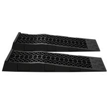 YUNRUX 2x Car Ramps, Plastic Ramp, Loading Ramp, Vehicle Ramp, Car Loading Ramp, Plastic Ramp, 2x Up To 245 Wheels, Extra Wide, 7250kg, Pair, 3T