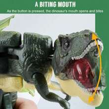 Dinosaur Toys For Kids, Trigger The T-Rex, Dino Chomper Toys Press Dinosaur Grabber Toy , Novelty Toy Gifts For Dinosaur Lovers Boys Girls - 無聲 - 查看 4