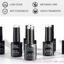 Miss Gooey 冰晶果冻猫眼指甲油，新款美白流行冰透明玻璃珠猫眼，浅清新裸色猫眼凝胶指甲油，可剥离UV LED美甲凝胶指甲油，适用于美甲沙龙和家庭DIY - 彩色 - 查看 4