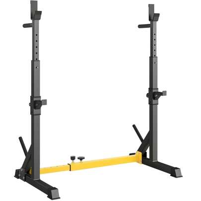 Soporte para sentadillas, soporte para barra ajustable, altura ajustable, soporte para barra multifuncional hasta 250 kg