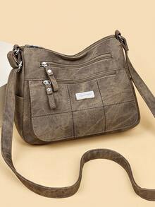 Soft PU Leather Handbags And Purses Multi-Pocket Luxury Designer Ladies Shoulder Crossbody Bag High Quality Brand Messenger Bag