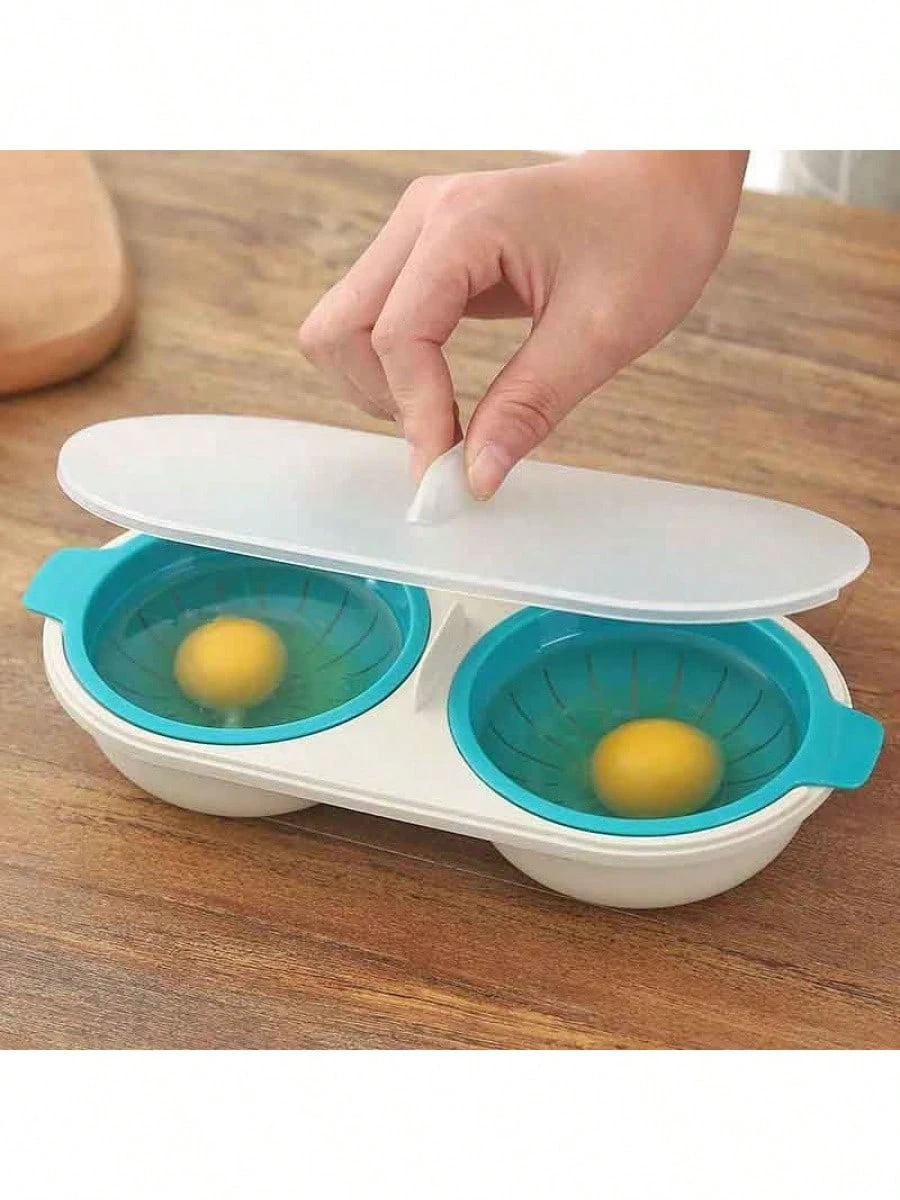 Cuociuova Per Microonde - Per 4 Uova In 8 Minuti, Plastica E Alluminio - Foto 5