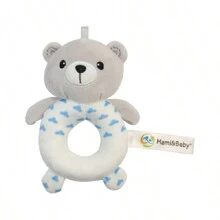 Baby Toys Crinkle Paper BB Stick Round Rattle Baby Soother Round Rattle Cartoon Animal Grab Stick, Suitable For 0-3 Years Old Babies