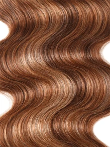 UNice Hair Honey Blonde Highlighted Body Wave 4x4 Free Part Lace Closure 100% Remy Human Hair Closure For Women TL412 Color - S4/27 - View 6