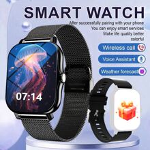 LOMAXFR Reloj inteligente, llamadas/marcación inalámbrica, modo multideportivo, recordatorio y rechazo de llamadas, recordatorio de información, recordatorio de SMS, regalos navideños, regalos de cumpleaños