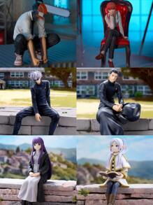Creative Cup Noodles Series: 5pcs Yasuji Natsume, Phiren, Freelance, Mackiemaciji Figurine Anime Peripheral Model Decorations, Auto Decorations, Christmas Gifts,Anime,Anime Figure,Anime Figurine