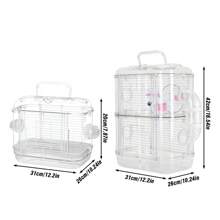 1 件仓鼠笼子松鼠刺猬大鼠栖息地啮齿动物小鼠沙鼠宠物用品|宠物用品|小动物用品