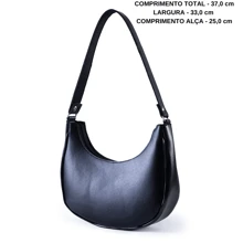 Minimalist Small Compact Women's Bag With Zipper In Gold Details Fashion
