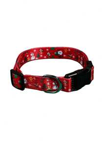 1pc New Christmas Pet Collar - Multicolor - View 14