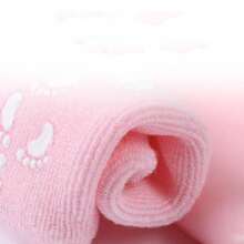 保湿手套和袜子，凝胶水疗保湿疗法袜子和手套，软化修复干裂，手足护肤，有效修复干燥和皲裂的手足护肤（4 件） - 粉色 - 查看 4