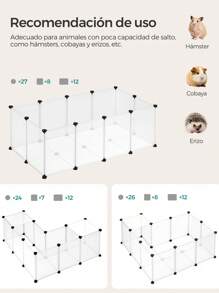 SONGMICS Pet Fence - White - View 4
