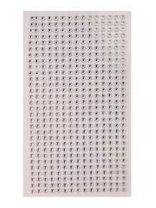 Party Joy 1个夹式鼻钉，假鼻环，无需穿孔鼻钉，粘性鼻钉，假鼻钉，银色面部宝石，粘性面部饰品，眼部饰品，2毫米，2.5毫米，3毫米 - 彩色 - 查看 6