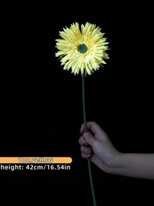 1 CÁI/3 CÁI/7 CÁI, Hoa cúc vạn thọ lụa nhân tạo, Có thể uốn cong và không phai màu - Dùng để trang trí tường hoa tự làm, Bố trí bối cảnh, Bình hoa phòng khách và phòng ngủ, Đám cưới, Tiệc tùng, Trang trí nhà cửa, Đồ nhồi bàn làm việc, Trang trí phòng - nhiều màu - Xem 15