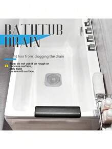 1/3 stuks siliconen haarfilter en afvoerplug voor bad en douche - voorkomt verstoppingen en geurtjes, keuken, badkamer, huis, huishoudelijke leveranciers, badkamerinrichting voor thuis, zomer, terug naar school