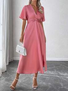 女士缎面礼服（伴娘礼服）