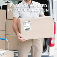 100/200pcs White Shipping Label Paper, Compatible With Thermal Label Printer, 4"X6" Thermal Label Paper, Logistics Label Paper,School Supplies,Back To School - White - View 4