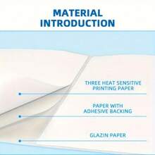 100/200pcs White Shipping Label Paper, Compatible With Thermal Label Printer, 4"X6" Thermal Label Paper, Logistics Label Paper,School Supplies,Back To School - White - View 6