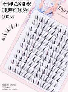 Elynique 100 chiếc C Curl 2025 Hàng mới về Kiểu dáng hoa hướng dương DIY Cụm lông mi tự nhiên, phân đoạn, lông mi 3 bước cho người mới bắt đầu, Cụm lông mi tự ghép có thể tái sử dụng, Cụm lông mi, Lông mi riêng lẻ, Lông mi, Lông mi giả - C - Xem 5