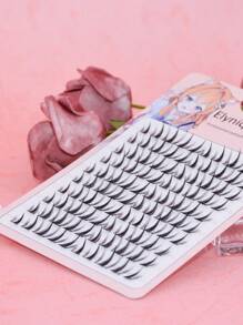 Elynique 100 chiếc C Curl 2025 Hàng mới về Kiểu dáng hoa hướng dương DIY Cụm lông mi tự nhiên, phân đoạn, lông mi 3 bước cho người mới bắt đầu, Cụm lông mi tự ghép có thể tái sử dụng, Cụm lông mi, Lông mi riêng lẻ, Lông mi, Lông mi giả - C - Xem 4