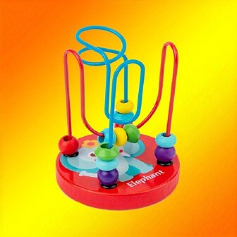 Juguete de mano Mini con varillas y cuentas de colores, juguete educativo interesante para que los niños desarrollen la habilidad manual y mejoren la inteligencia