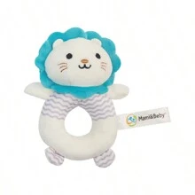 Baby Toys Crinkle Paper BB Stick Round Rattle Baby Soother Round Rattle Cartoon Animal Grab Stick, Suitable For 0-3 Years Old Babies