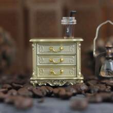 1:12 Scale Dollhouse Furniture Bedside Three-Bucket Cabinet Mini Table Craft Decoration Bedroom Living Room Furniture Doll House Asseccories Toys For Kids Best Gifts Birthday - Multicolor - View 10