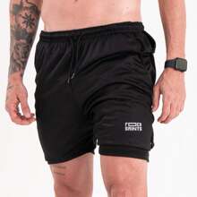 ROCK SAINTS Men Shorts - 黑色 - 查看 5