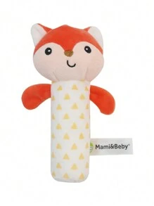 Baby Toys Crinkle Paper BB Stick Round Rattle Baby Soother Round Rattle Cartoon Animal Grab Stick, Suitable For 0-3 Years Old Babies