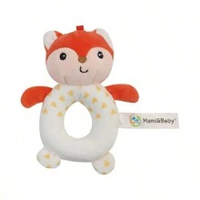 Baby Toys Crinkle Paper BB Stick Round Rattle Baby Soother Round Rattle Cartoon Animal Grab Stick, Suitable For 0-3 Years Old Babies
