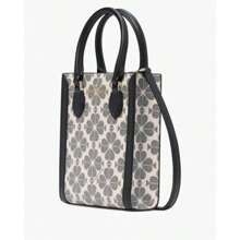 Kate Spade Mini bolso tipo tote con flor estilo firma de Spade - Negro Multi - Ver 3