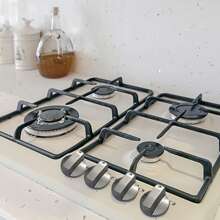 4 Pcs 6MM Gas Hob Knobs Silver Cooker Hob Knobs Universal Gas Stove Knobs Metal Gas Hob Switch For Kitchen Cooker Gas Stove Oven Cooktop