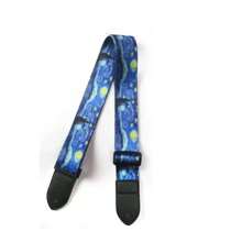 1 Dây đeo đàn guitar acoustic ukulele siêu rộng bằng da có thể điều chỉnh dây đeo vai có in họa tiết cho đàn guitar bass bằng gỗ - Nhiều màu - Xem 16