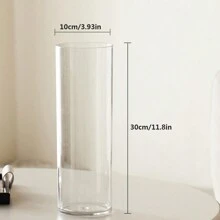 1pc Transparent Acrylic Flower Display Bucket, Household/Florist Large Deep Watering Flower Pot For Fresh Flowers And Plants. Made Of Plastic For Flower Arrangements.,Home Decor,Flower Vase,Centerpiece,Table Decor Gifts Birthday Graduation Room Decor Glass Vase