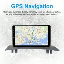 EZoneTronics Android 10.1 For Renault Megane 2 2004-2008 Car Radio Stereo 9 Inch Head Unit Touch Screen High Definition GPS Navigation AM/FM Bluetooth WIFI USB Mirror Link Player 2G RAM 32G ROM - Black - View 4