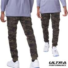 Ultra Performance 3 Pack Mens Sweatpants, Fleece Cargo Joggers For Men With Pockets - Black / Khaki / Green Camo - View 5
