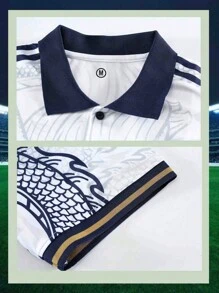 Anpassbares Fußball-Outfit für Jugendliche (Alter 8-12) - Personalisiertes Trikot und Shorts Set, anpassbares Logo, Nummer und Textinhalt