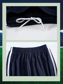 Anpassbares Fußball-Outfit für Jugendliche (Alter 8-12) - Personalisiertes Trikot und Shorts Set, anpassbares Logo, Nummer und Textinhalt