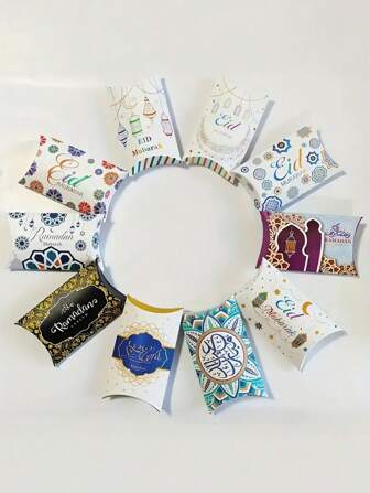 6 件装穆副总统糖果饼干礼盒，满足多种需求！它不仅是斋月开斋节的装饰品，也是婚礼的贴心礼物