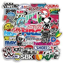 100 piezas Pegatinas de estilo JDM Pegatinas de coches de carreras japoneses modificados Pegatinas retro de motocicleta, bicicleta, monopatín, equipaje, portátil, funda de teléfono Pegatinas aleatorias de bomba de pegatinas - 100 piezas - Ver 1