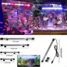 Đèn lặn bể cá Đèn USB chống nước điện áp thấp Đèn chiếu sáng bể cá hai hàng - Nhiều màu - Xem 10