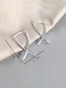 1對簡約風耳環