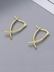 1對簡約風耳環
