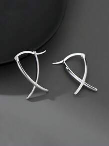 1對簡約風耳環