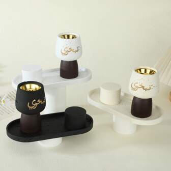 3-Piece Hollow Stone Aroma Diffuser Set, Suitable For Home Decor, Center Piece, Desktop Display, Bedroom, Office, Yoga Studio, Dining Room, Living Room, Garden, Camping, Great For Gifts And Holiday Events Birthday Graduation E-I-D